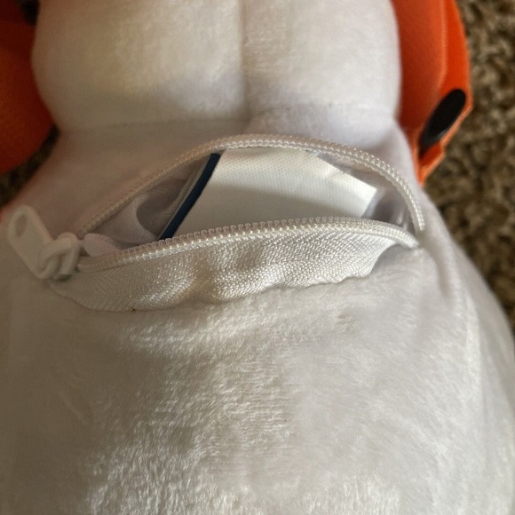 Disney Frozen Olaf 20" White Backpack Stuffed Plush Soft Toy Adjustable Straps - Picture 2 of 4
